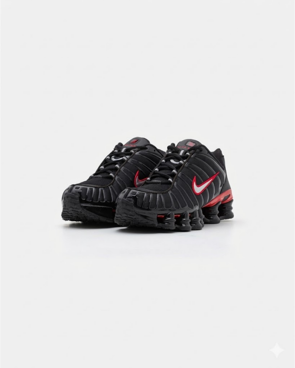 Nike Shox TL BLACK UNIVERSITY RED