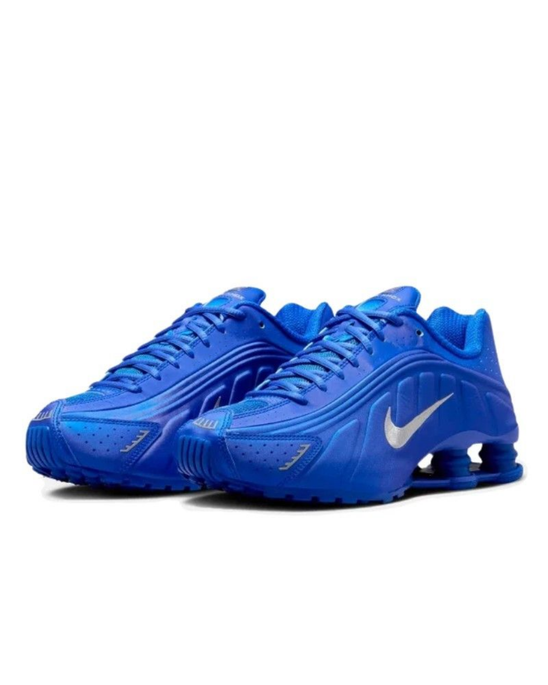 Nike Shox R4 BLUE METALLIC SILVER