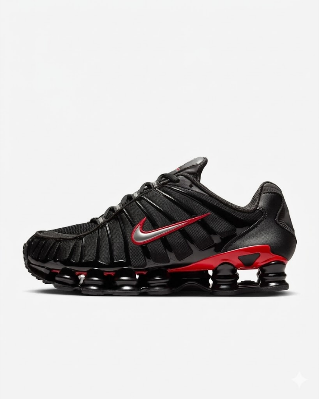 Nike Shox TL BLACK UNIVERSITY RED