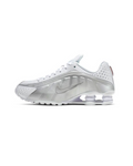 Nike Shox R4 WHITE METALLIC SILVER
